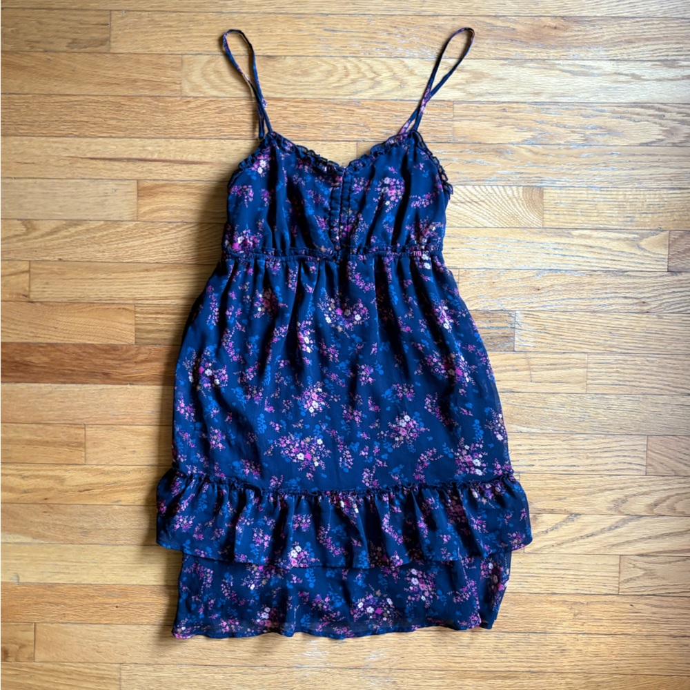 Floral Spaghetti Strap Dress Medium